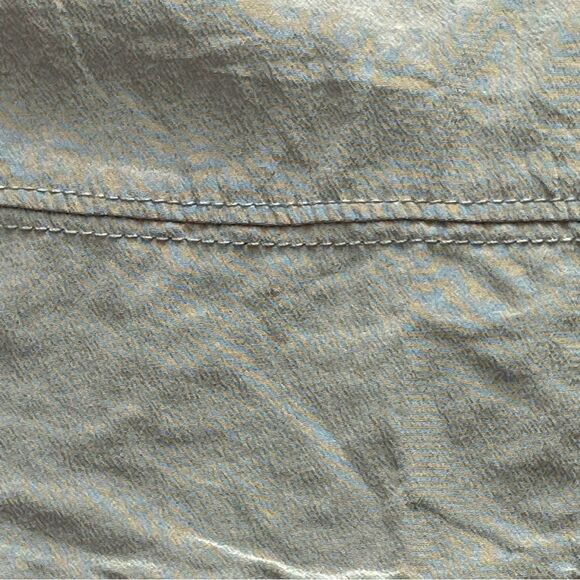 Free People Intimatley Gray Silk V-Neck Sleeveless Blouse Size Large - Picture 7 of 12